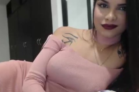 kinky large milk shakes Ladyboy Teasing On web camera