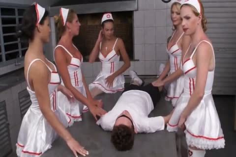 Nurses enjoy nailing naughty Stranger