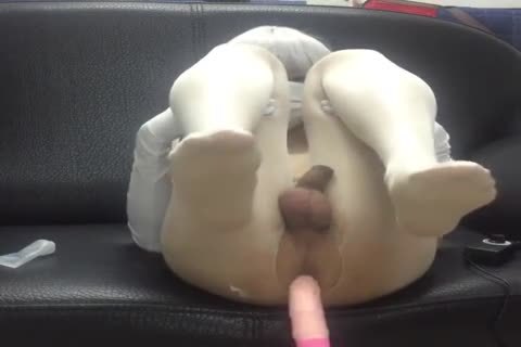 Chinese Crossdresser Cosplayer Trap Mechine butthole nailed