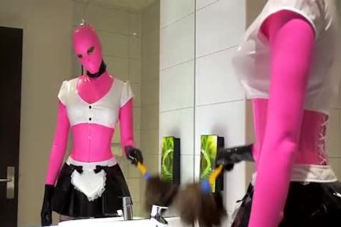 Latex Model fellow - Hotel Maid Part 1