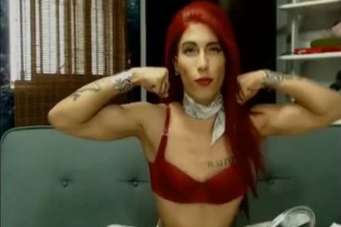 tgirl Biceps Flex 002