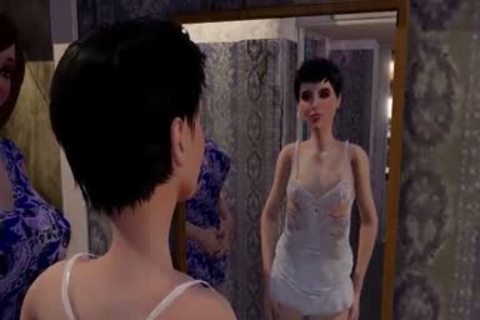 The Gift Part 1 3D Futa ladyman plow Sissy guy