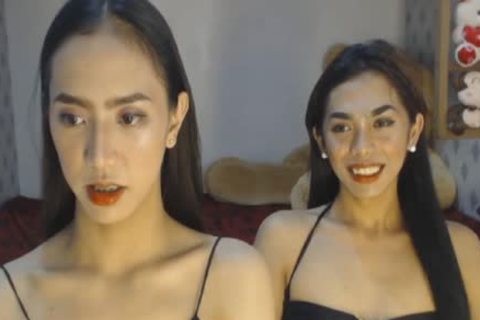 asian Skinny trannies Double penis oral sex-stimulation