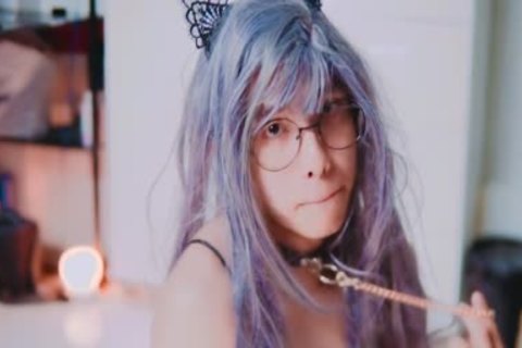 lusty asian Sissy Cat ass