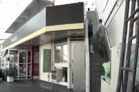 Transgender prostitutes Service In A Public Gas Station