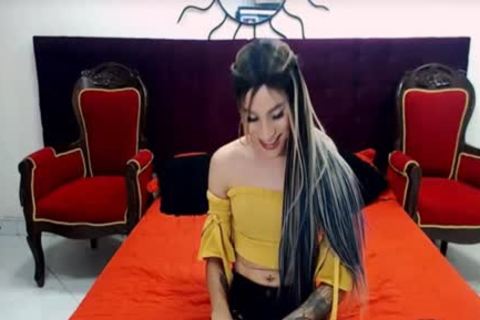 tranny chick With Tattoo Masturbate On webcam