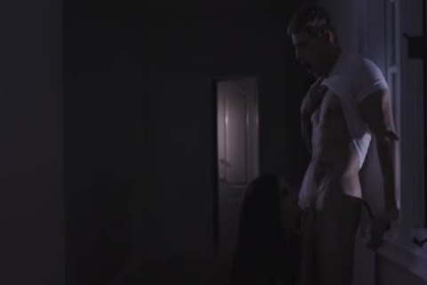 breasty Ts Melanie Brooks blows A chap knob Expertly