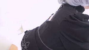 Cross Dresser sperm while Being Played Unknown P