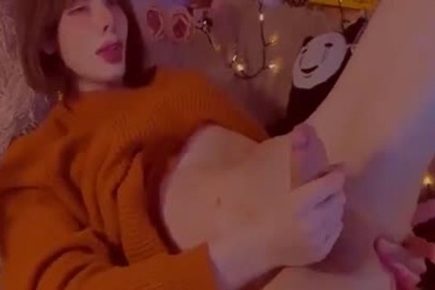 enchanting lady-man playgirl Shows Her Hard 10-Pounder