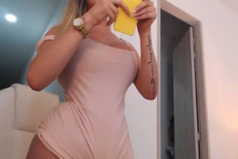 sexy large love scoops t-girl stroking On cam, Part 5