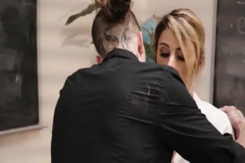 nasty lad bonks Her TBabe Coworker Casey Kisses In Doggystyle