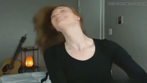 sexy lady-man Pleasures Her taut butt