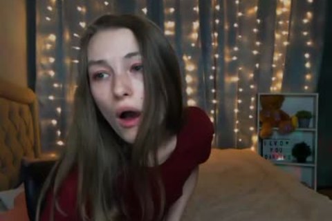 skinny Russian ladyboy Strokes Her penis On webcam