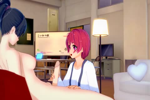 Futa Fighter X Cow girl[Goblin Slayer] — 3d hentai