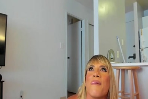 nasty big Shafted TBabe Hard Stroking On cam Part 2