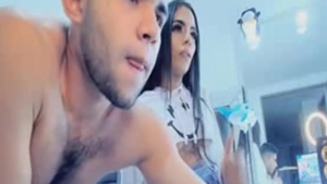 tranny Let Her Boyfriend suck Her knob