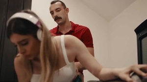 busty Trans Maid acquires Her wazoo Rammed By Her yummy Boss
