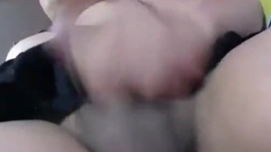 charming Trans BBW Jerks Off Her large dick Online