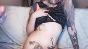 Beautifil Tattooed playgirl Helps Her ladyboy friend