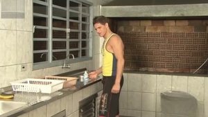 anal tranny plowls boy In A Kitchen