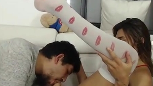 skinny latin chick lady-man And Her Boyfriend Mutual suck Then pound On web camera