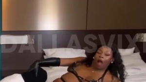 Gag On biggest dark ladyboy cock