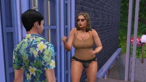 sexy daddy Trans Woman Wants Her fresh neighbor - WickedWhims