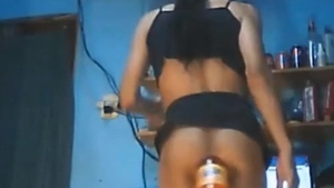 shemale hooker Destroyed arsehole With Bottle