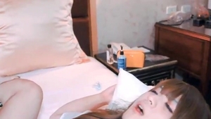 asian Trans girl pair pound And sperm flow Each Other