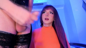 Freaky SheMale Eagerly Engulfs Greedy Johnson