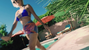 Transfixed: Seduced by Eva's Scorching Swimsuit